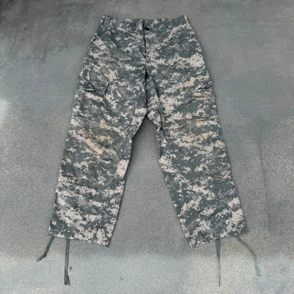 US Army ACU Digital Camo Cargo Pants Small Military Trousers